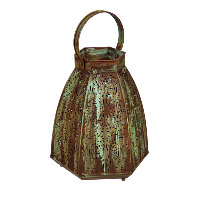 11'' H Metal Tabletop Lantern
