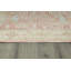 Tapis rose / beige en polyester tissé à la machine Foxley-1335242900
