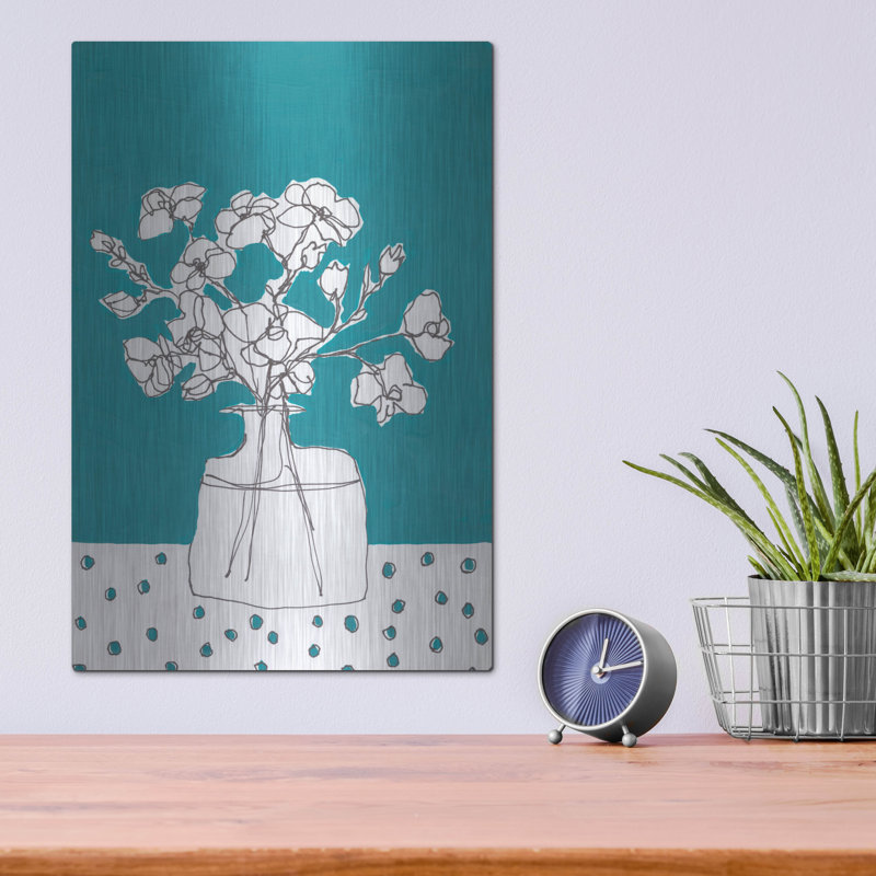 «Floral Jardiniere IV» par Regina Moore, H 16 po x l 12 po 
