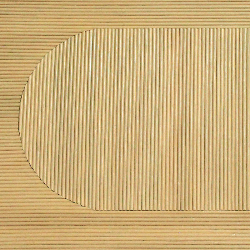 Table basse ovale en rotin Kenzo