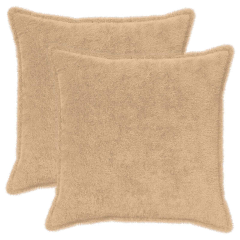 White Cushion Cover, Square 55cm, Cream