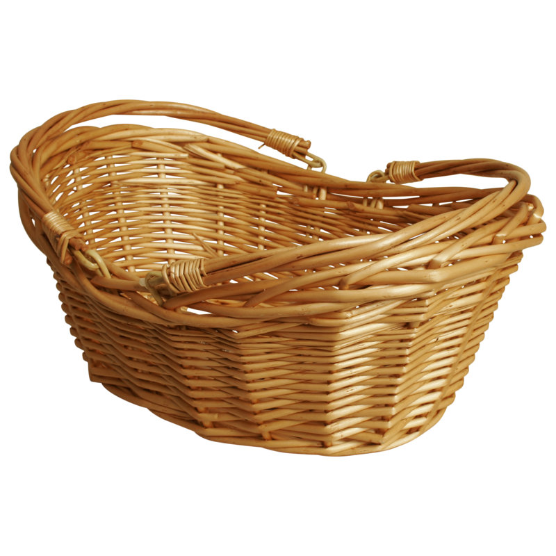 Panier de rangement décoratif, H 17 po x l 12 po x P 5,25 po, Brun