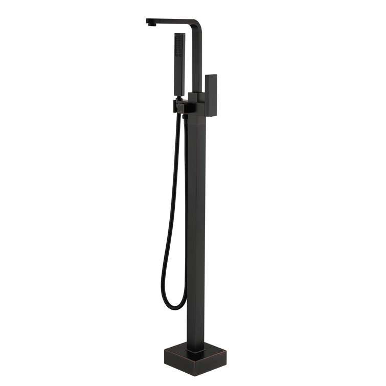 CASAINC 2 Handle Floor Roman Tub Faucet with Diverter