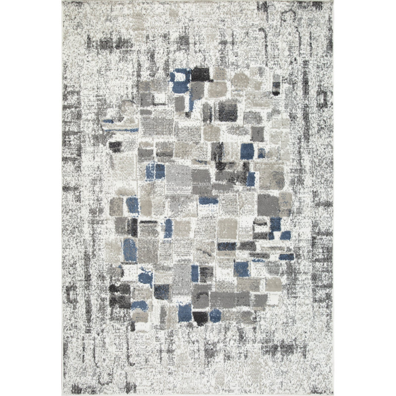 Tapis rectangulaire Zarhiya, Rectangle 5 pi 2 po x 7 pi 7 po