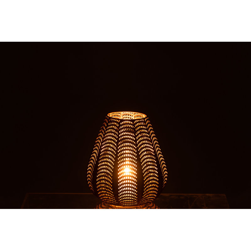 Iron Tabletop Tealight Holder, 33.5cm H x 20cm W x 20cm D