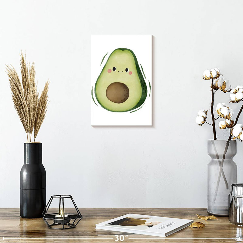 Yarlin Cute Avocado, 12" H x 8" W