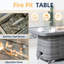 Ensemble de conversation modulaire en osier pour 8 personnes avec coussins 8 personnes-115069186-115069188