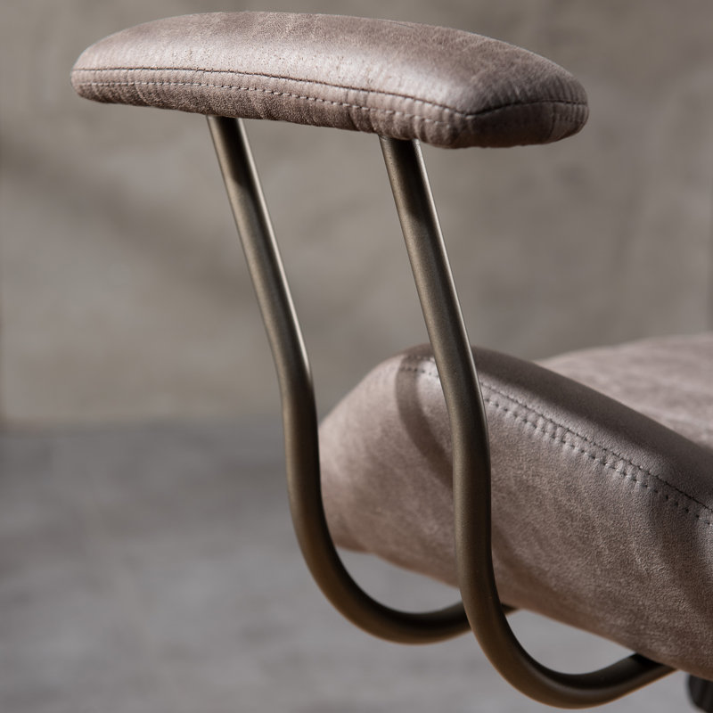Chaise de travail Rayniya, Gris