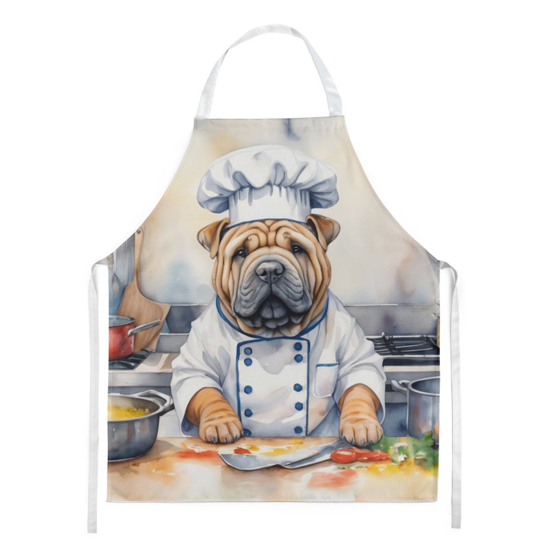 No Pattern Bib Apron