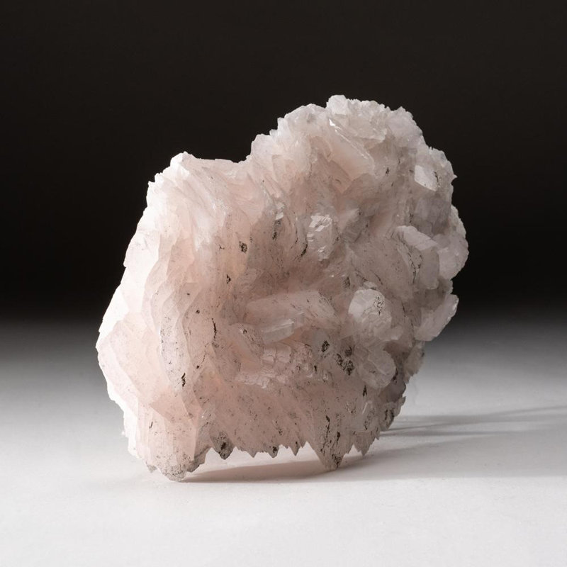Polished Manganoan Calcite Cluster