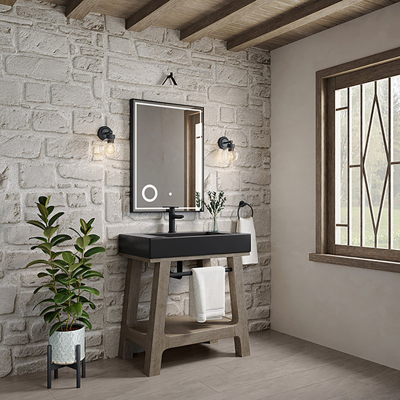 Auburn 36'' W Single Vanity, Matte Black