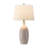 2-Pack 3-Way White Ceramic Table Lamp
