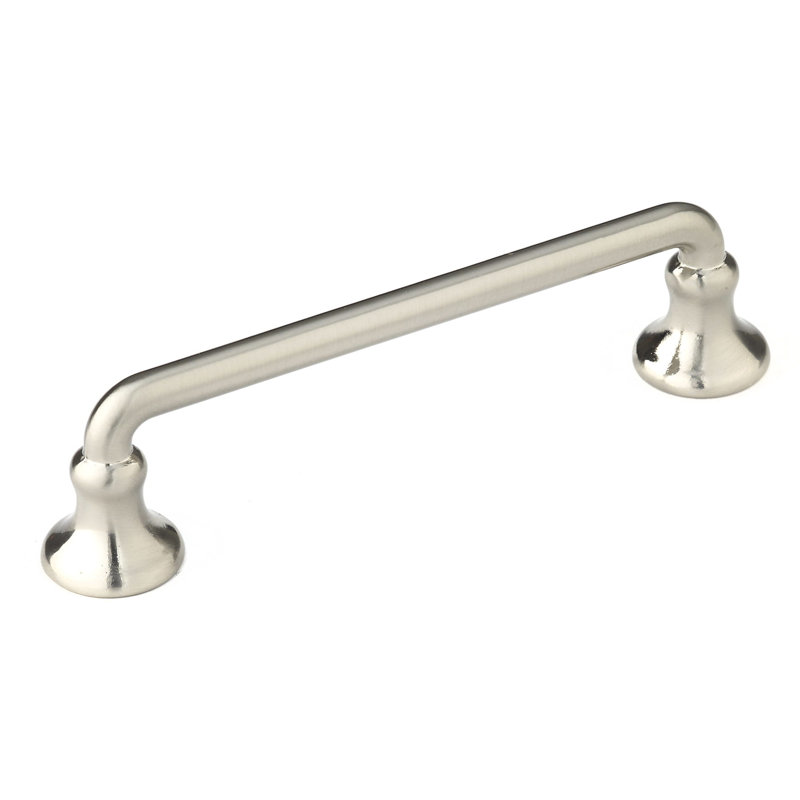 Poignée barre 3 3/4 po Classic, Nickel brossé