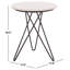 Table d'appoint en marbre Hulisi