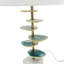 D15 x Lampe de table en agate-tranche de 29,5 po avec base en marbre