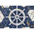 Nautical Wallpaper Geometric Ship Wheel Wall Mural-654044714-654044711