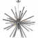 Laure 9 - Light Dimmable Sputnik Modern Linear Chandelier