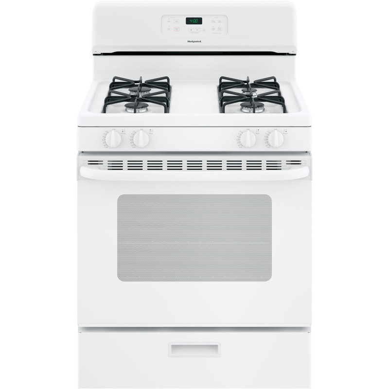 30" 4.8 cu. ft. Freestanding Gas Range, White