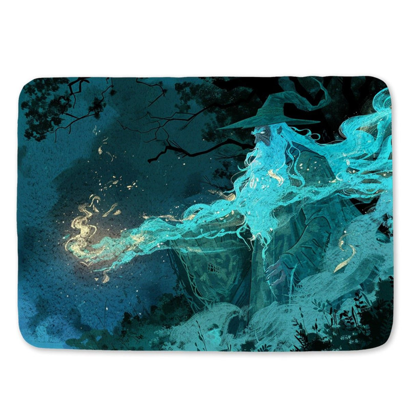 Lasonia Microfiber / Microsuede Non-Slip Bath Mat, 21"W x 34"L