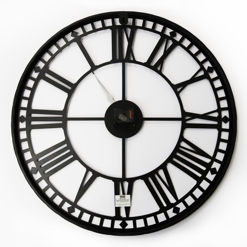 Rudder Big Ban Style Iron Wall Clock - 60 cm / 23.6 in