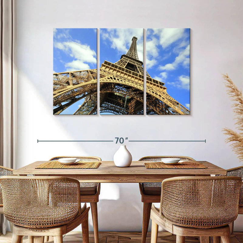Lilie Towering Eiffel Tower Paris, 36" H x 57" W
