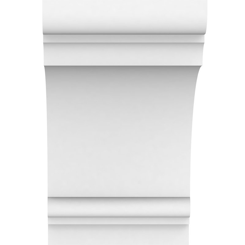 Support Standard Hughes Architectural Grade PVC, H 8 po x l 5 po x p 8 po