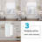 Curtain Thermal Insulated Tie Up Window Shade Light Blocking Curtains for Bathroom, Rod Pocket Single Panel-362268559