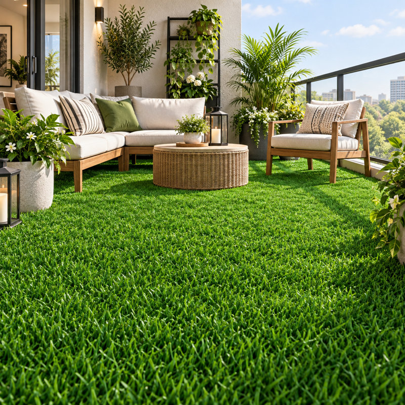 Verdigrass 2x3FT Artificial Grass Turf Rug Roll for Outdoor Indoor Balcony Patio