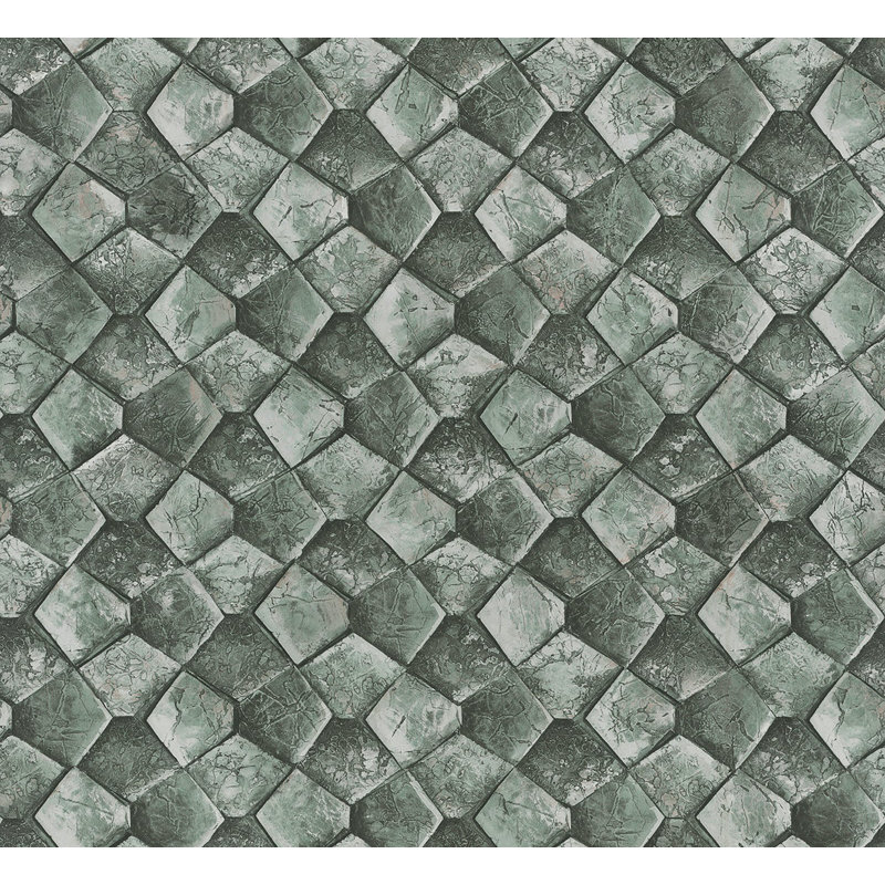 Eclectic 33cm x 70cm Wallpaper Roll, Green