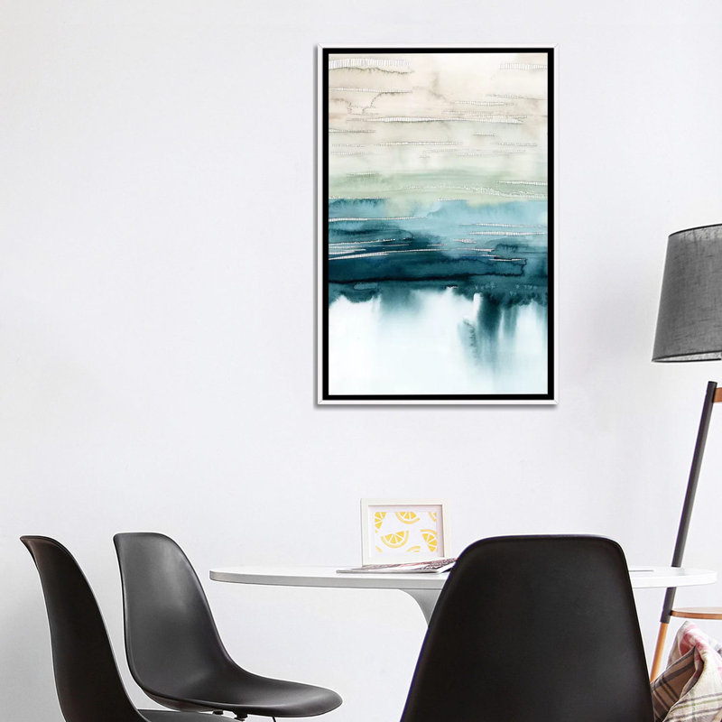 « organic cascade i » par grace-pop, impression, Toile blanche encadrée, H 60 po x l 40po x P 1,5 po