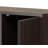 Espresso 2-Door Wine Cabinet With Stemware Rack