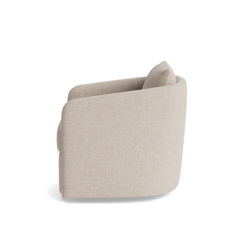 Astrid Swivel Chair, Performance Weave - Natural