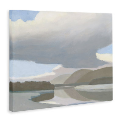  Art mural sur toile Mountain Reflections Abstraction par Wellington Studio