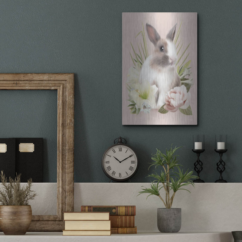 " Easter Bunny Floral " Print