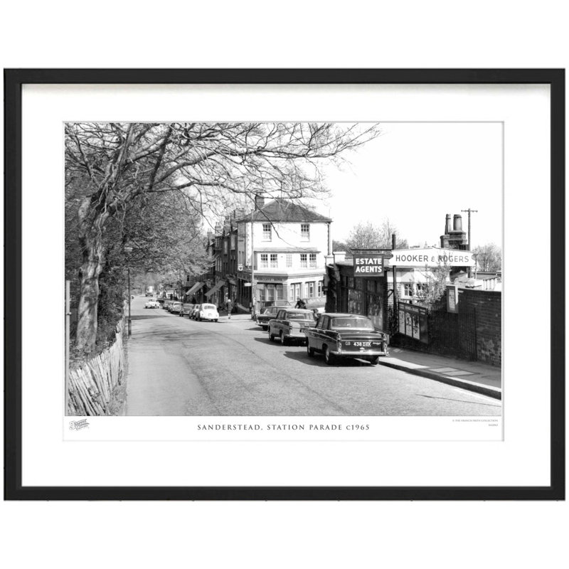 Sanderstead, Station Parade C1965 by Francis Frith - Single Picture Frame Print, 28cm H x 36cm W x 2.3cm D