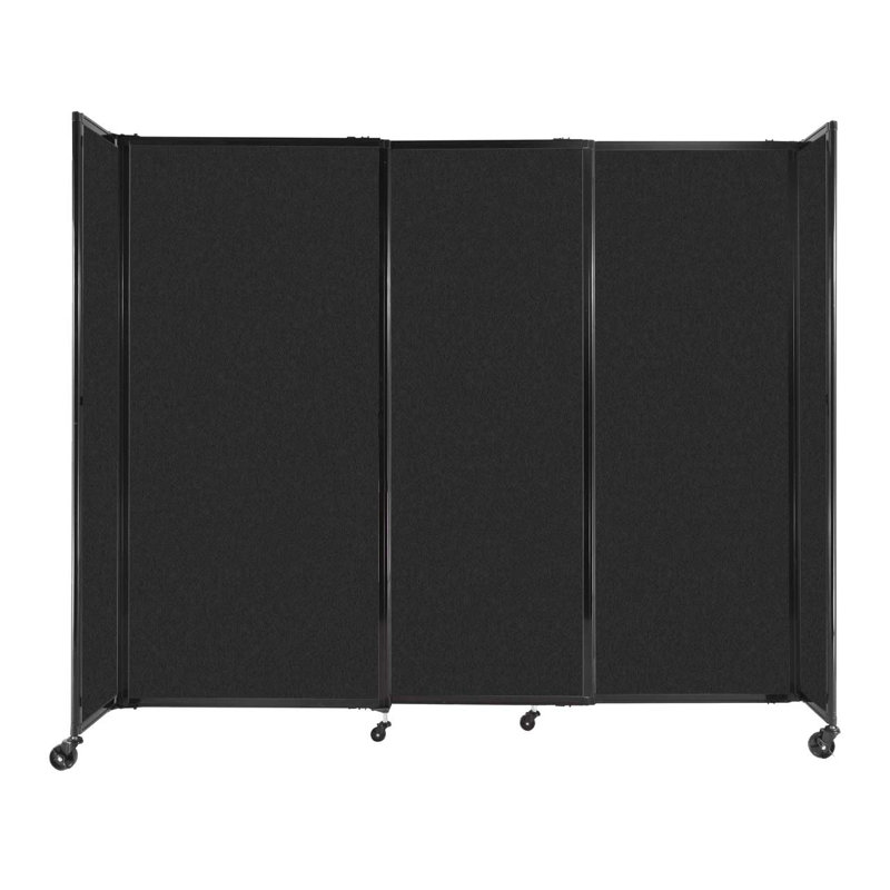 Cloison portative Soundsorb, H 80 po x l 86 po x P 18 po, Noir