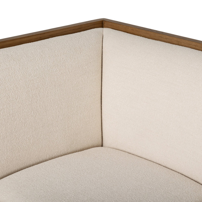 Priscilla Dining Banquette L Shape 98"-Right-Crypton Wayfarer Snow