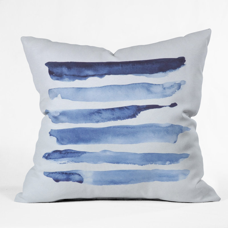 Devin Slatas Stripes Throw Pillow, 16" x 16"