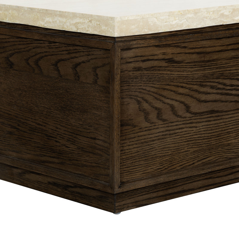 Table basse Alysandria, Dark Brown Oak