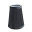 Abat-jour empire H 5 po (attache) gris/noir