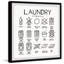 Laundry Signs - Single Picture Frame Print-482364139