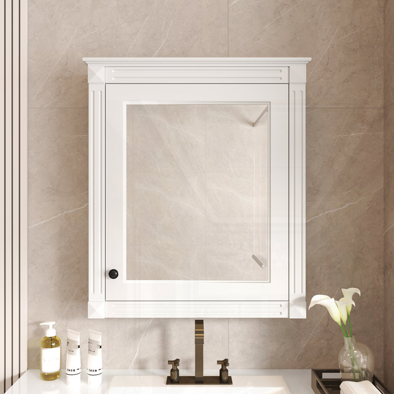 Armoire de rangement murale pour pharmacie, White