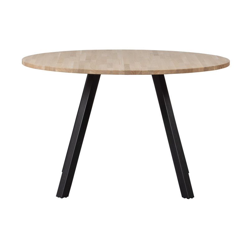Plimpton Oak Round Solid Wood Top Dining Table