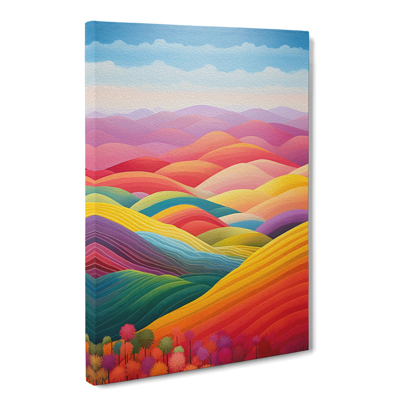 Landscape Colour Field No.2 - No Frame Print, 50cm H x 35cm W x 3cm D