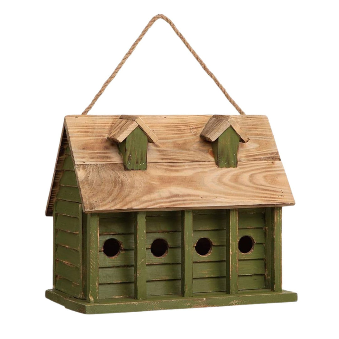 Borrayo 12.25'' H x 8.75'' W x 14.25'' D Hanging Birdhouse Gracie Oaks