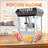 Bar Style Popcorn Machine, 6-ounce Popcorn Maker Popper, Black