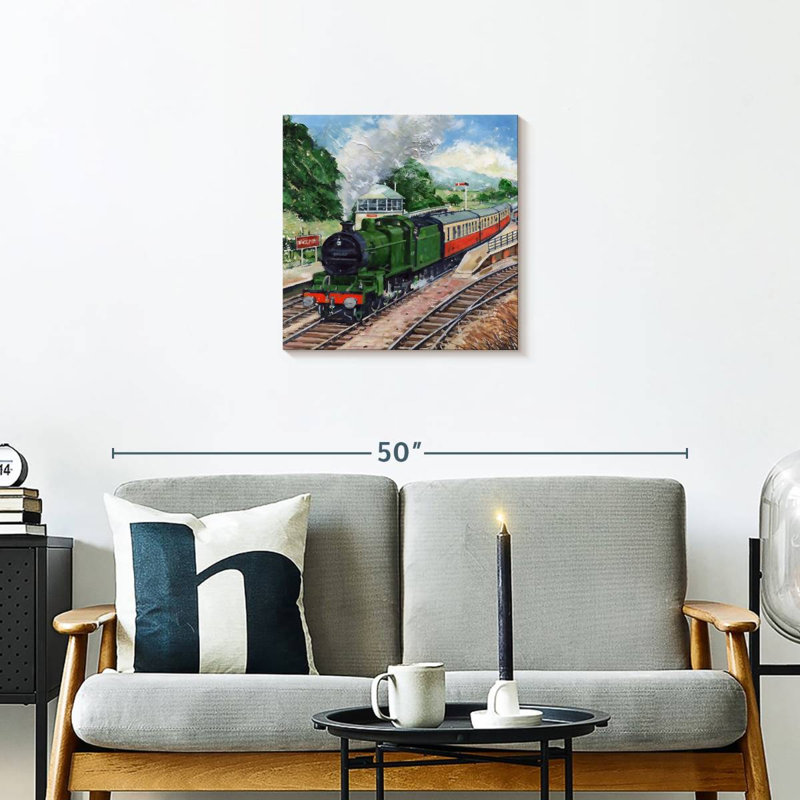 Mehar Steam Train II, 20" H x 20" W