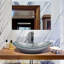 Metro Lane 53.3mm L x 35mm W Glass Specialty Sink with Tap-172751430