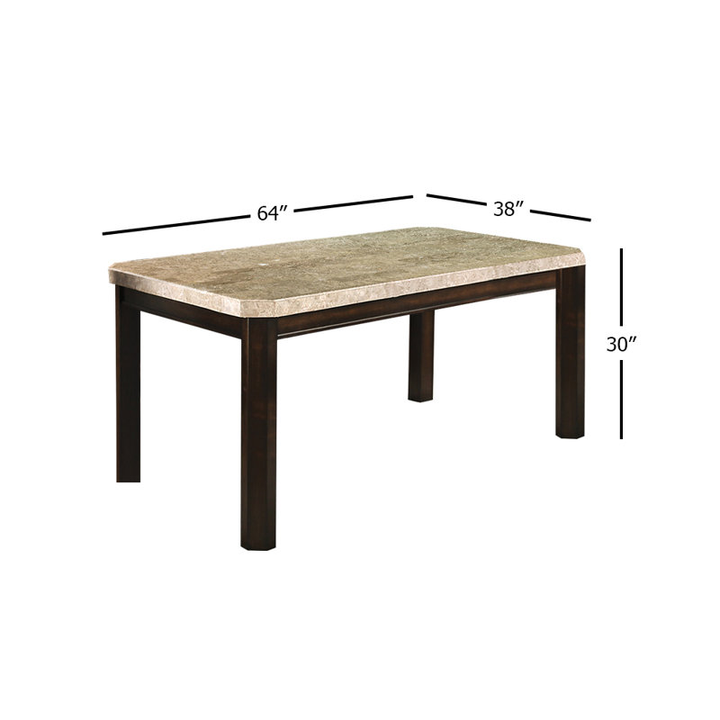 Baltusrol 38" Genuine Marble Dining Table