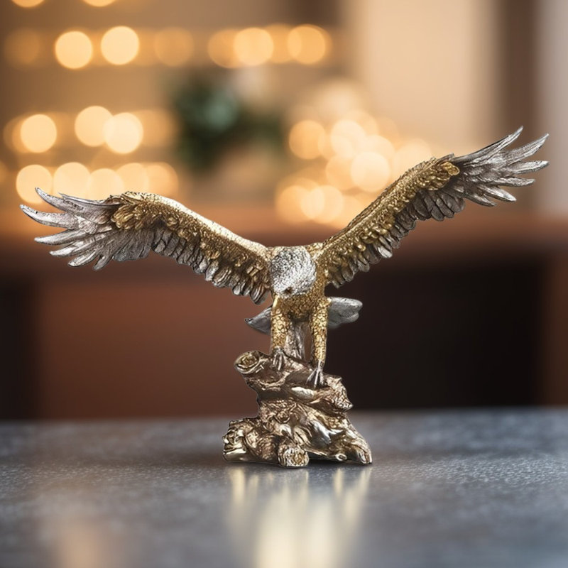 Figurine aigle 13 "sur branche